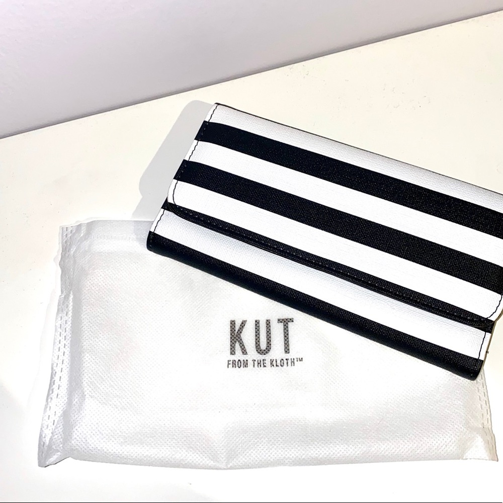 KUT From the Kloth striped slim wallet